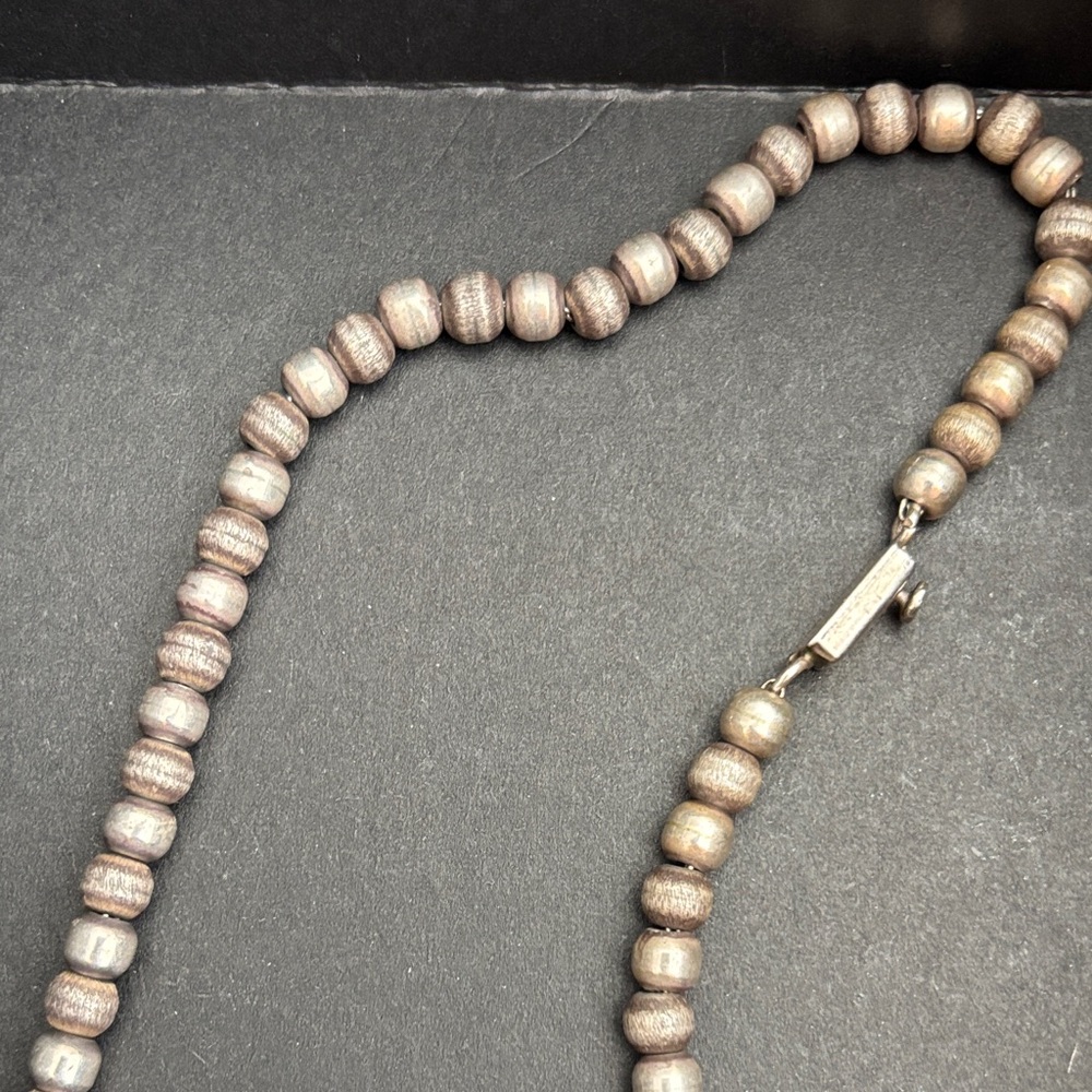Silver Beaded Necklace